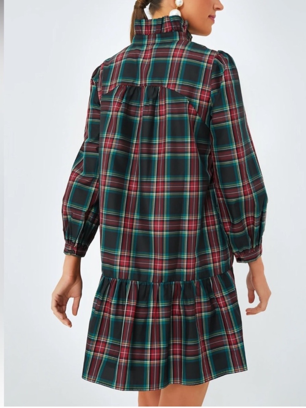 Tuckernuck The Highland Tartan Palmerston Dress Size S - Picture 3 of 16
